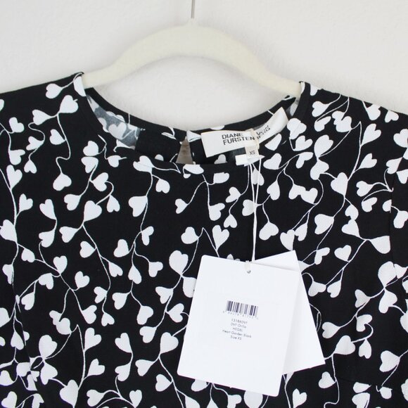 NWT Diane von Furstenberg DVF Peplum Top– Chic Workwear, Date Night, or Events - Picture 4 of 13